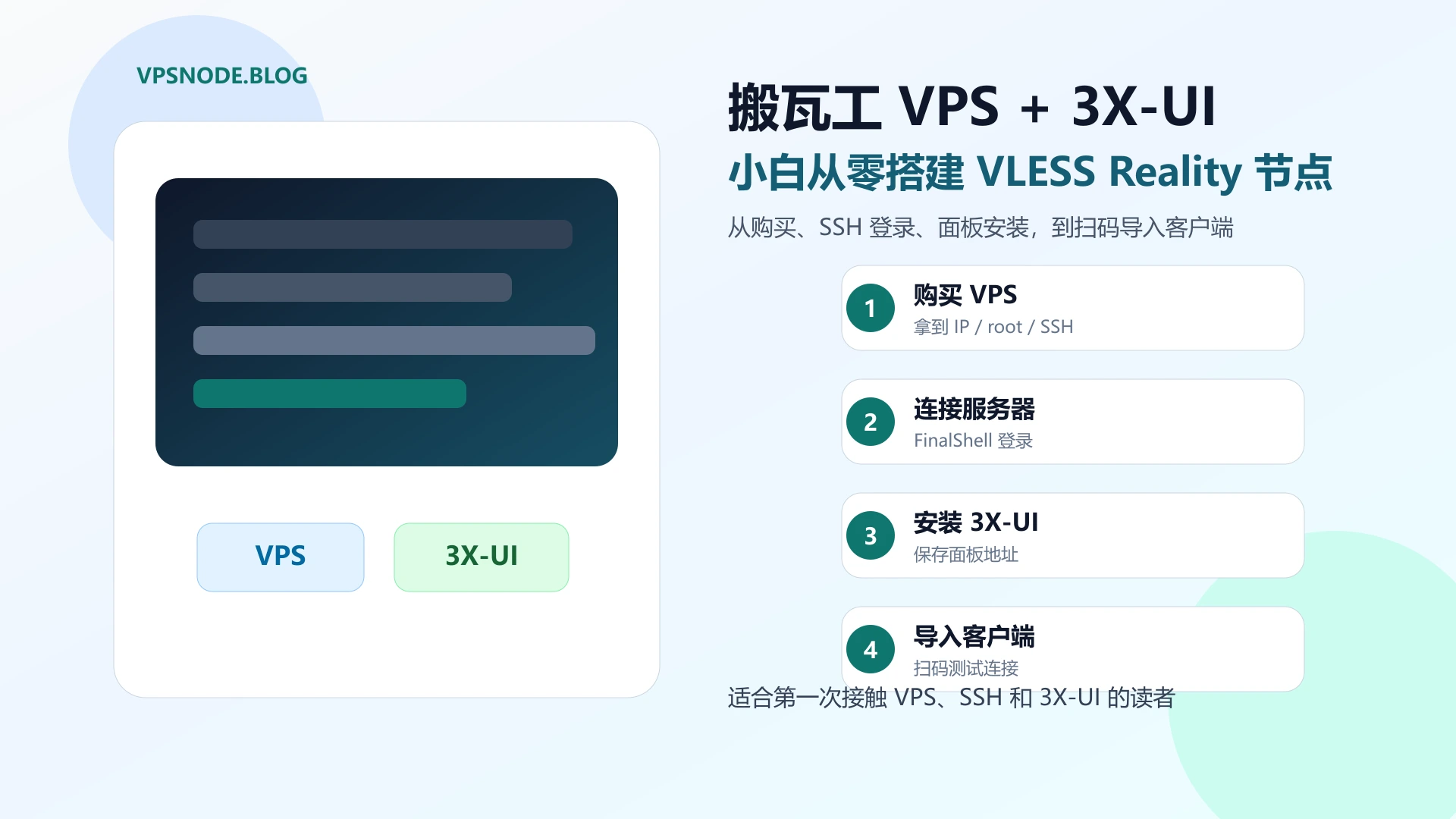 搬瓦工 VPS + 3X-UI 新手教程